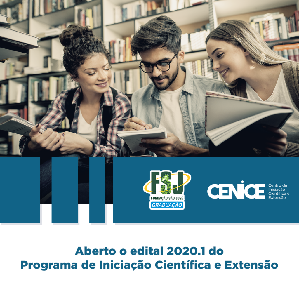 Edital 2020.1 – Programa de Iniciação Científica e Extensão