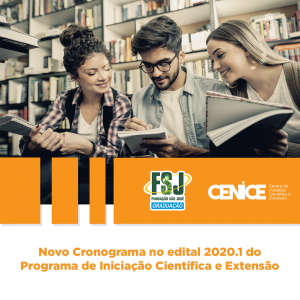 Programa de Iniciação Científica e Extensão - Edital 2020.1 (Novo)
